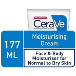 CeraVe Moisturising Cream for Dry to Very Dry Skin 177ml with Hyaluronic Acid & 3 Essential Ceramides - Image 4