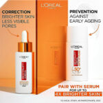 L'Oréal Revitalift Clinical SPF50+ Invisible Fluid, Moisturising Antioxidant Replenishes Uneven Skin Tones providing UV Protection - Image 6