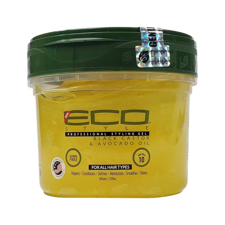 Eco Style Black Castor & Avocado Gel – 355ml