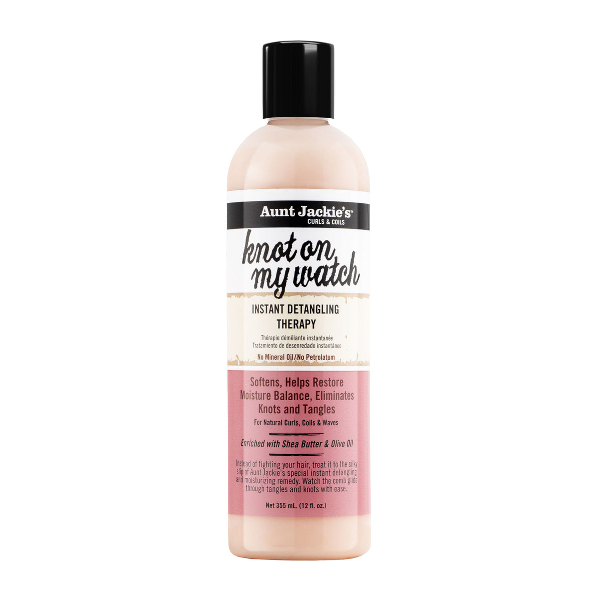 Aunt Jackie's Knot On My Watch Instant Detangling Therapy – 355ml Aunt Jackie's Knot On My Watch Instant Detangling Therapy – 355ml