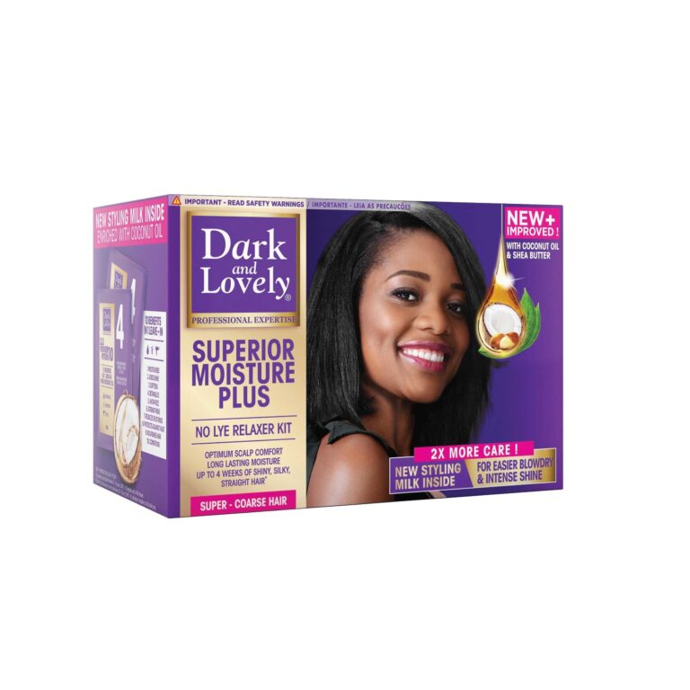 Dark & Lovely Superior Moisture Plus No-Lye Relaxer Kit – Super